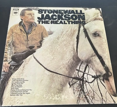Stonewall Jackson - The Real Thing 1970 LP, Album Columbia C 30254 Very Good Plu Foto 1 de 4