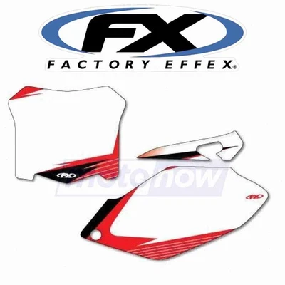 Factory Effex Graphic Number Plate Backgrounds for 2013-2017 Honda CRF450R - eo Foto 1 de 4