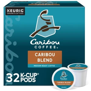 Caribou Miscela, Keurig Cialde K-Cup Monodose, Caffè Tostato Medio, 32 Conteggi (... - Foto 1 di 9