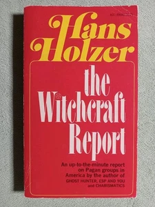 THE WITCHCRAFT REPORT HANS HOLZER VINTAGE PAPERBACK BOOK PB OCCULT ACE 1973 RARE - Picture 1 of 7