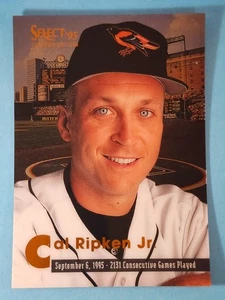 1995 Select Certified Cal Ripken Jr Tribute #2131 ⚾ - Imagen 1 de 2