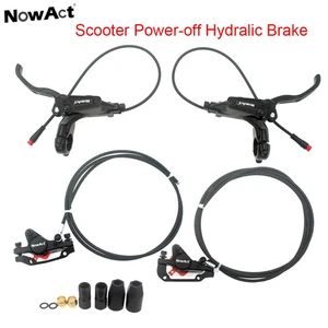 Freno de disco hidráulico para scooter eléctrico lado derecho con sensor 2 pines 140 160 180MM - Imagen 1 de 36