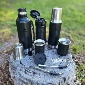 US 🇺🇸 BLACK 2.0 Mate System STANLEY Stainless Steel MEGA-KIT 1.2  and 800ml - Picture 1 of 8
