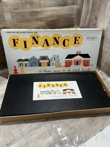 Gioco da tavolo vintage 1958 Parker Brothers Business Trading Finance - Foto 1 di 3