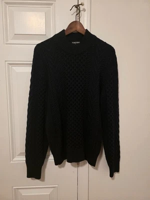 Tom Ford *¡NUEVO! $2000+ * Suéter de lana y algodón y cachemir 48, (S o M) Foto 1 de 4