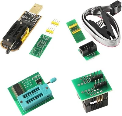 SOIC8 SOP8 Test Clip For EEPROM 93CXX / 25CXX / 24CXX + CH341A 24 25 1 sets  - Image 1 of 4