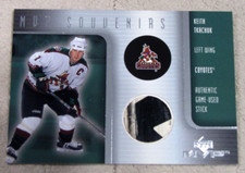 2001-02 Upper Deck MVP Souvenirs #SKT Keith Tkachuk Game Used Stick Relic