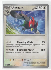 Pokemon Temporal Forces - 135/162 Unfezant - Picture 1 of 1