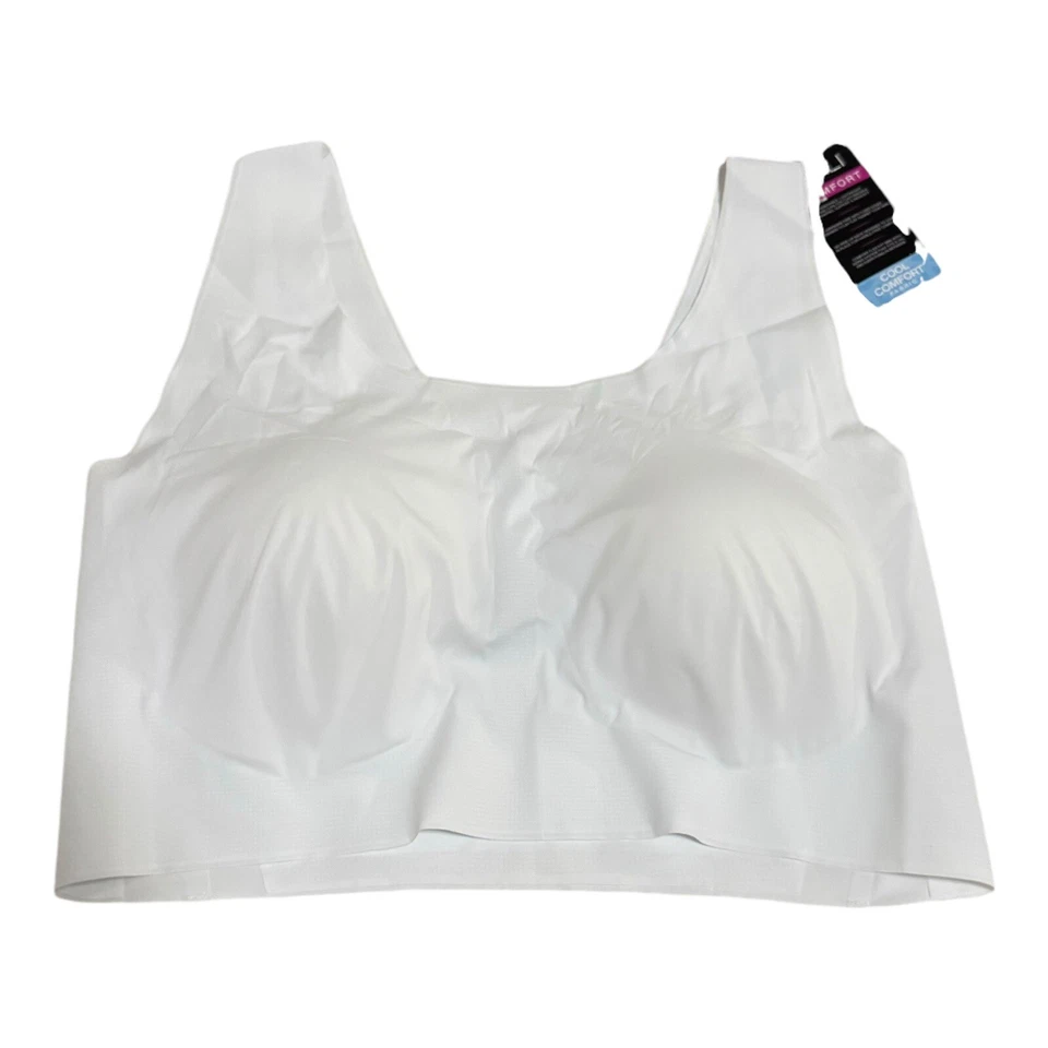 Sutiã Hanes Bali Intimates Preto 2XL Tecido Conforto Legal Sem Alça Deslizante NOVO - Imagem 1 de 4