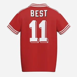 Earthquakes - George Best Camiseta de Fútbol Camiseta Retro, 1980 Réplica Camiseta de Casa - Imagen 1 de 7