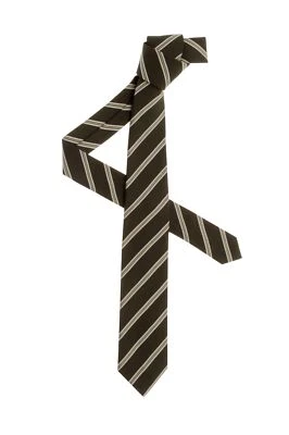 Cravatta Hubert Milano Verde scuro 60% Seta 40% Cotone - Imagen 1 de 2