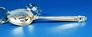 Royal Danish by International Sterling Silver Pierced Serving Spoon.8 1/2"-70.8G - Picture 1 of 5