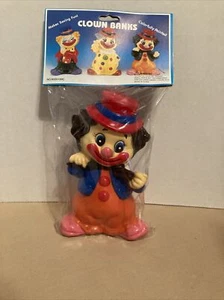 vintage plastic clown bank - Picture 1 of 5