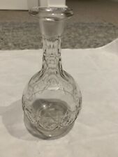 Cut glass vase, Clear, Excellent Condition