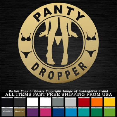 Calcomanía adhesiva Panty Dropper Rounds Turbo Low Boost JDM divertido camión coche se adapta a jeep Foto 1 de 4