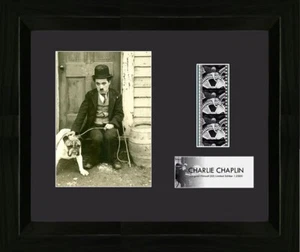 Charlie Chaplin Vintage 35mm Film Cell Display Classic Silent Comedy Movie Strip - Picture 1 of 1