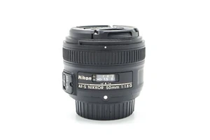 Nikon Nikkor AF-S 50mm f/1.8G Lens for F Mount Camera Body - Picture 1 of 19