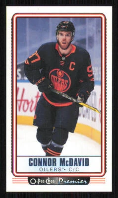 2021-22 O-Pee-Chee OPC Premier Tallboys #P1 Connor McDavid - Image 1 of 2