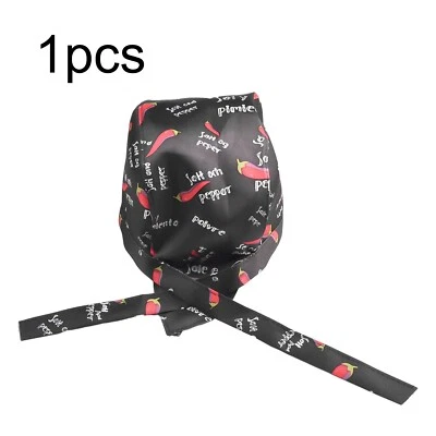 Adjustable Unisex Chef Skull - Tie Back Hat - Pirate Headwrap Bandana Hat. - Image 1 of 4