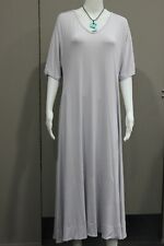 NEW COTTON VILLAGE Silver Cotton Long Dress With Sizes 12 14  16 18 20 22 