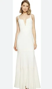 Vestido de novia Nicole Miller Elalia seda y encaje marfil talla 0 12232 - Imagen 1 de 2