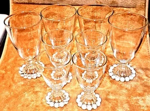 10 Anchor Hocking Berwick Boopie Water/Juice 4/8oz Goblet MCM Candlewick 1950s - Picture 1 of 5