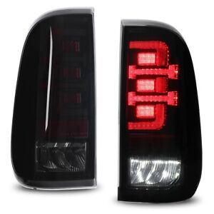 LED for 2008-2016 Ford F-250 F-350 F-450 Super Duty Rear Brake Tail Lights Pair
