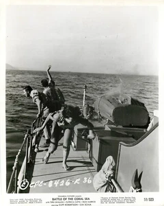 1959 Vintage Foto "Schlacht im Korallenmeer" Filmszene Promo Still  - Bild 1 von 2