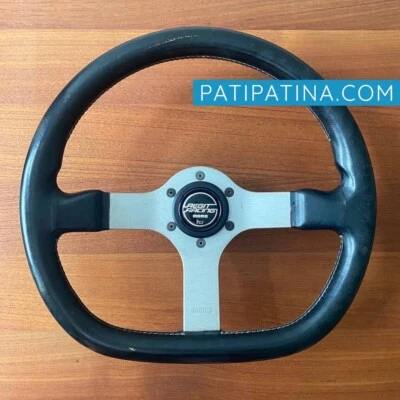 Vintage MOMO BENETTON FORMULA 1 D-CUT steering wheel 350mm Lenkrad Volante - Bild 1 von 4