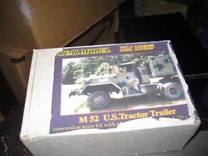 Kit conversione rimorchio trattore americano M 52 come nuovo in scatola di Real Model in scala 1/35 - Foto 1 di 2