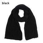 Women Winter Warm Thickened Knitted Scarf Long Scarves Vintage Solid Color