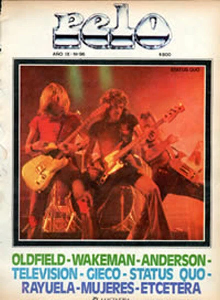 STATUS QUO - Pelo  Magazine # 96 Argentina August 1978 - Image 1 of 1