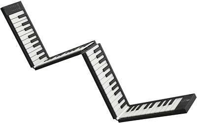 BLACKSTAR CARRY ON PIANOFORTE PIEGHEVOLE 88 TASTI Nero RICARICABILE BORSA PEDALE - Immagine 1 di 4