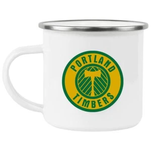 Portland Timbers Camping Mug 12 oz. Enamel | NASL Soccer Team - Picture 1 of 1