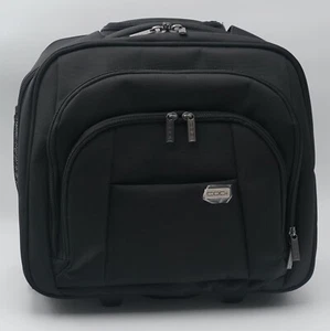 Maletín con ruedas para computadora portátil CODI negro de nailon balístico con ruedas bolsa de mano de 2 ruedas - Imagen 1 de 11