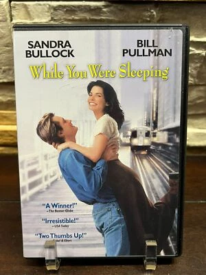 WHILE YOU WERE SLEEPING 1995: SANDRA BULLOCK BILL PULLMAN PG USED DVD - Image 1 of 4