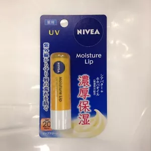 Bálsamo labial medicado con humedad Nivea 3,9 g protección UV de Japón - Imagen 1 de 2