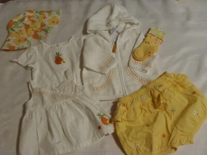 Gymboree Vintage NWT 0-3 Month Pina Coloda Sweater Shirt Socks EUC 3-6 Bloomer - Picture 1 of 12