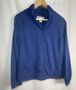 Orvis Mens Bomber Jacket Blue Large Preowned Great Condition Style OR-49L9 - Picture 1 of 4