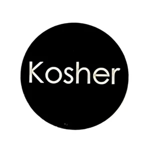 Pegatinas de comida kosher rojas | etiqueta autoadhesiva redonda de 1,5" | 2 RLS 500 EA - Imagen 1 de 3