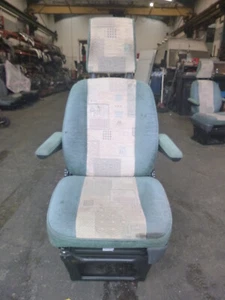FIAT DUCATO CITROEN RELAY BOXER SINGLE PASSENGER CAPTAIN SEAT SWIVEL 1995-2001 - Picture 1 of 7