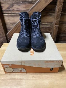 Merrell Women's Mid Waterproof Snow Boot 9.5 Black - Picture 1 of 10