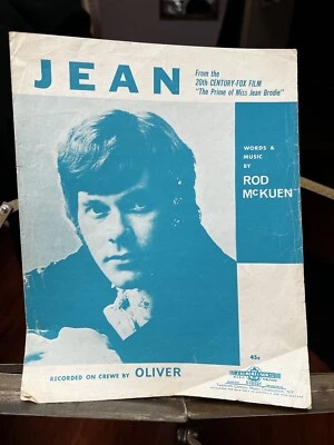 Jean - Rod McKuen - Sheet Music Vintage Rare Find - Image 1 of 4