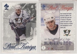 2001-02 Pacific Private Stock Retail Paul Kariya #2 HOF