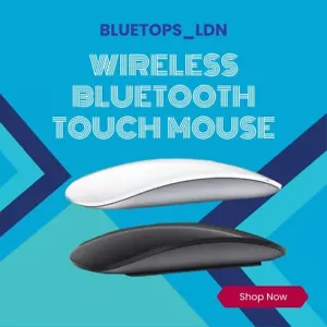 Multi Touch Scroll Mouse For Laptop Apple Laptop Wireless Bluetooth Mouse - Picture 1 of 10