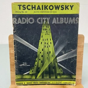 Tchaïkovski Compositions Sélectionnées pour Piano Bibliothèque N°33 Radio City Albums - Photo 1/4
