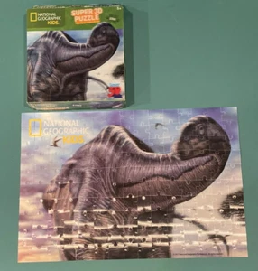National Geographic Kids Argentinosaurus 3D Puzzle 150 pc 18” x 12” - Complete - Picture 1 of 7