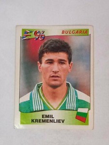 1996 Panini Europe 96 Emil Kremenliev Bulgaria #138