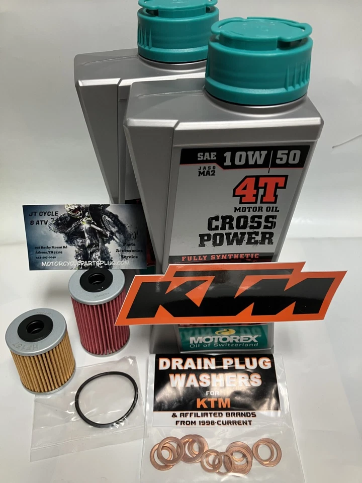 Kit de cambio de aceite MOTOREX para KTM 400 450 520 525 560 625 660 690 EXC SX MXC XCW Foto 1 de 1