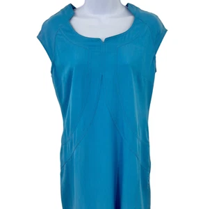 Iman Womens Dress Size S Light Blue Sheath Exposed Zipper - Picture 1 of 11